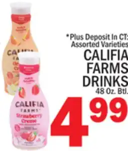 C Town CALIFIA FARMS DRINKS offer