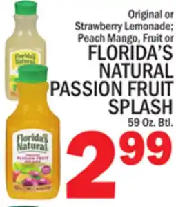C Town FLORIDA'S NATURAL PASSION FRUIT SPLASH offer