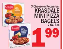 C Town KRASDALE MINI PIZZA BAGELS offer