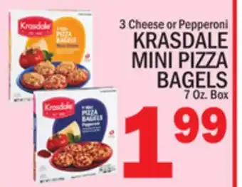 C Town KRASDALE MINI PIZZA BAGELS offer