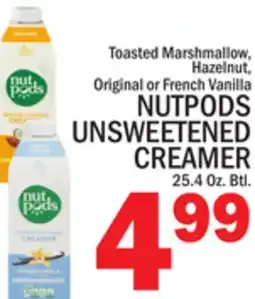 C Town NUTPODS UNSWEETENED CREAMER offer