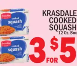 C Town KRASDALE COOKED SQUASH offer