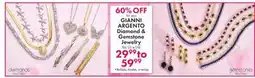 Boscov's GIANNI ARGENTO Diamond & Gemstone Jewelry offer