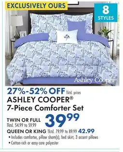 Boscov's ASHLEY COOPER 7-Piece Comforter Set offer
