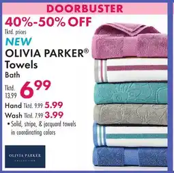 Boscov's OLIVIA PARKER Towels offer