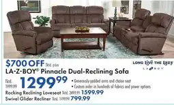 Boscov's LA-Z-BOY Pinnacle Dual-Reclining Sofa offer