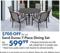 Boscov's Sand Dunes 7-Piece Dining Set offer