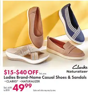 Boscov's Ladies Brand-Name Casual Shoes & Sandals offer