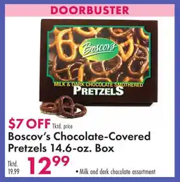 Boscov's Boscov's Chocolate-Covered Pretzels 14.6-oz. Box offer