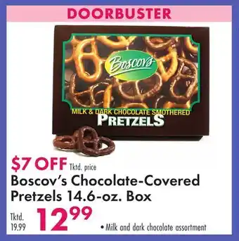 Boscov's Boscov's Chocolate-Covered Pretzels 14.6-oz. Box offer