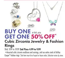 Boscov's Cubic Zirconia Jewelry & Fashion Rings offer