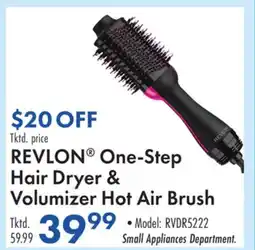 Boscov's REVLON One-Step Hair Dryer & Volumizer Hot Air Brush offer