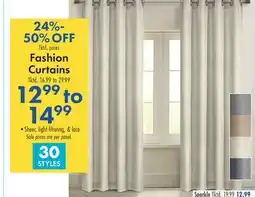 Boscov's Fashion Curtains offer