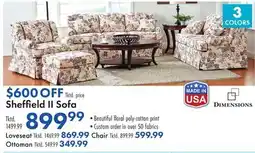 Boscov's Sheffield II Sofa offer