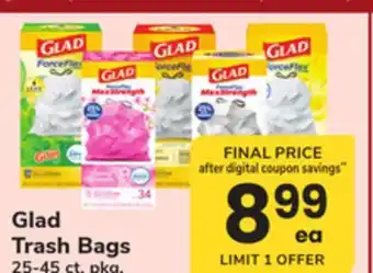 ACME Glad Trash Bags offer