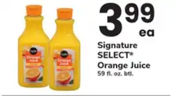 ACME Signature SELECT Orange Juice offer