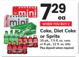 ACME Coke, Diet Coke or Sprite offer