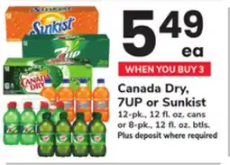 ACME Canada Dry, 7UP or Sunkist offer