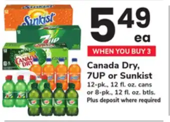 ACME Canada Dry, 7UP or Sunkist offer