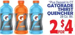 Bravo Supermarkets GATORADE THIRST QUENCHER offer