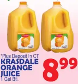Bravo Supermarkets KRASDALE ORANGE JUICE offer