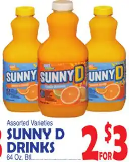 Bravo Supermarkets SUNNY D DRINKS offer