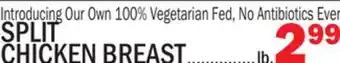 Bravo Supermarkets SPLIT CHICKEN BREAST offer