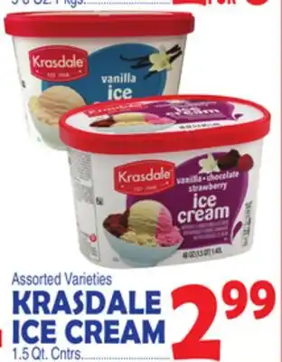 Bravo Supermarkets KRASDALE ICE CREAM offer