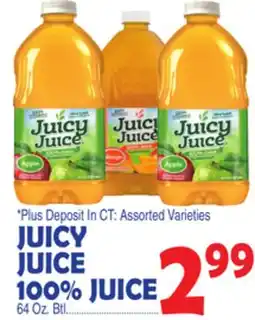 Bravo Supermarkets JUICY JUICE 100% JUICE offer