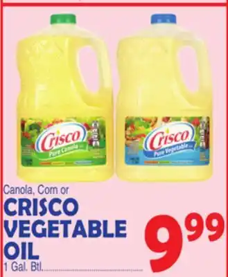 Bravo Supermarkets CRISCO VEGETABLE OIL offer