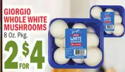 Bravo Supermarkets GIORGIO WHOLE WHITE MUSHROOMS offer