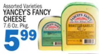 Bravo Supermarkets YANCEY'S FANCY CHEESE offer