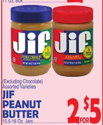 Bravo Supermarkets JIF PEANUT BUTTER offer