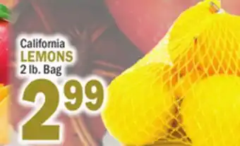 Bravo Supermarkets LEMONS offer