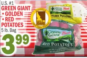 Bravo Supermarkets GREEN GIANT GOLDEN POTATOES, RED POTATOES offer