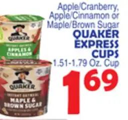 Bravo Supermarkets QUAKER EXPRESS CUPS offer