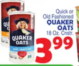 Bravo Supermarkets QUAKER OATS offer