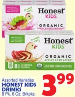 Bravo Supermarkets HONEST KIDS DRINKS offer