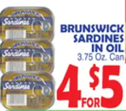 Bravo Supermarkets BRUNSWICK SARDINES IN OIL offer