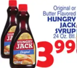 Bravo Supermarkets HUNGRY JACK SYRUP offer