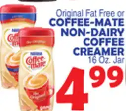 Bravo Supermarkets COFFEE-MATE NON-DAIRY COFFEE CREAMER offer