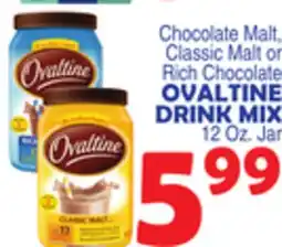 Bravo Supermarkets OVALTINE DRINK MIX offer