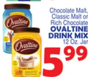 Bravo Supermarkets OVALTINE DRINK MIX offer