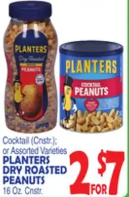 Bravo Supermarkets PLANTERS DRY ROASTED PEANUTS offer