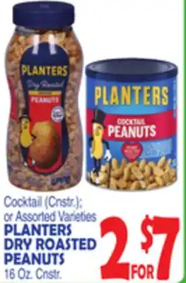 Bravo Supermarkets PLANTERS DRY ROASTED PEANUTS offer