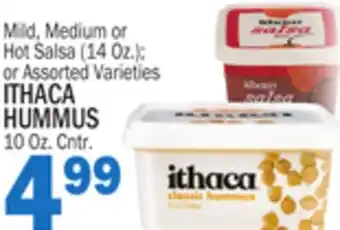 Bravo Supermarkets ITHACA HUMMUS offer