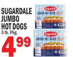 Bravo Supermarkets SUGARDALE JUMBO JUMBO HOT DOGS offer