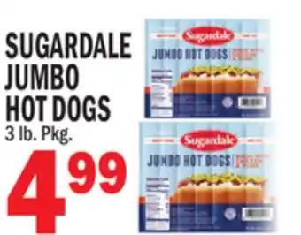 Bravo Supermarkets SUGARDALE JUMBO JUMBO HOT DOGS offer