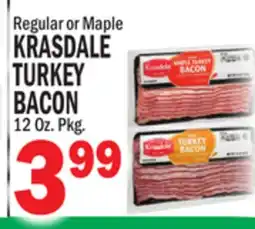 Bravo Supermarkets KRASDALE TURKEY BACON offer