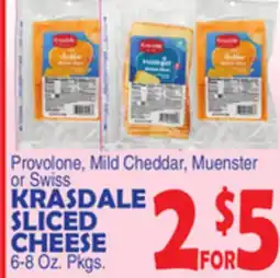 Bravo Supermarkets KRASDALE SLICED CHEESE offer